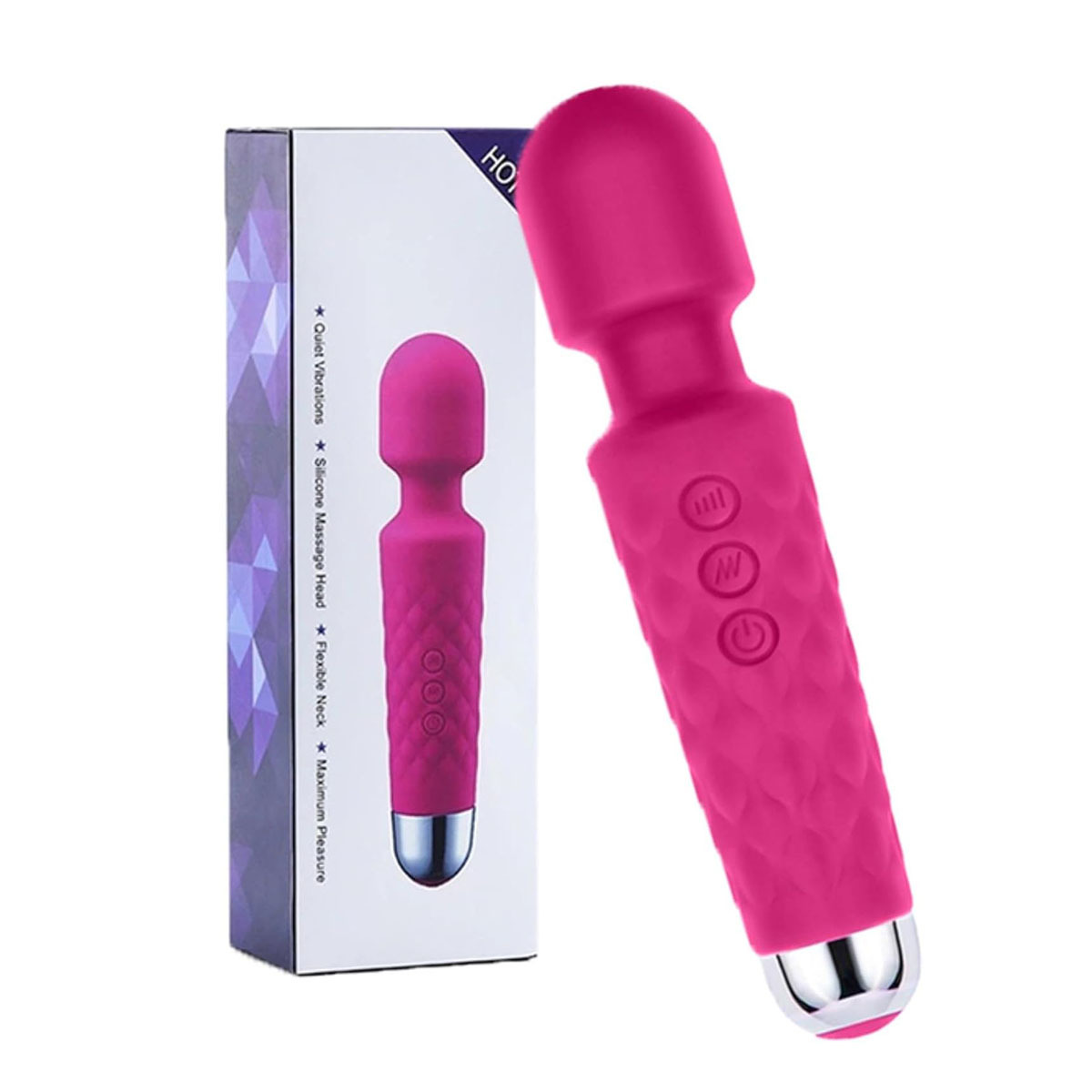 Electric Wand Massager mustarvition leadis